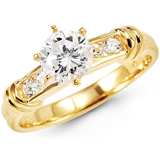 CZ Engagement Rings